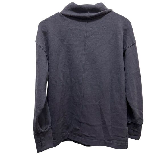 Peloton Women's Funnel Neck Pullover Sweatshirt Gray Size M Casual - Picture 2 of 6